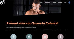 Desktop Screenshot of lecolonial-sauna.com